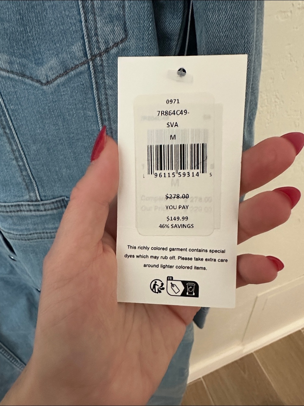 Denim button up dress from 7 For All Mankind - Picture 4 of 5